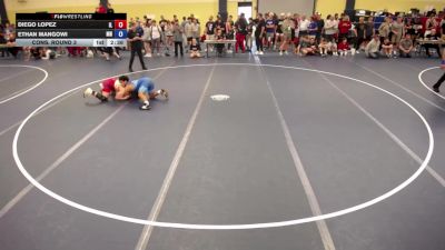 165 lbs Cons. Round 3 - Diego Lopez, IL vs Ethan Mangowi, MN