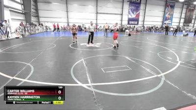 130 lbs Rd# 8- 12:30pm Saturday Final Pool - Kayden Harrington, Terps XPress vs Carter Williams, Nebraska Elite