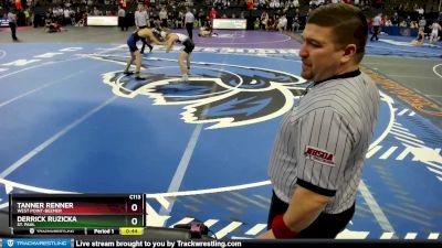 Cons. Round 1 - Tanner Renner, West Point-Beemer vs Derrick Ruzicka, St. Paul