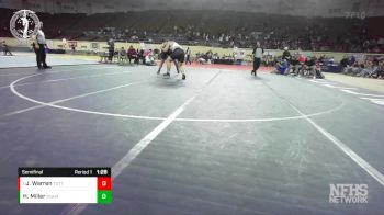 4A-285 lbs Semifinal - Jace Warren, TUTTLE vs Hayden Miller, MIAMI