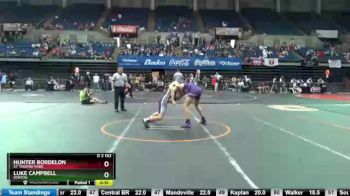 Cons. Round 2 - Hunter Bordelon, St. Thomas More vs Luke Campbell, Benton