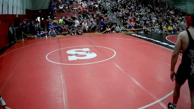 285 lbs Champ. Round 2 - Rowan Holmes, Somerset Area Hs vs Aedyn Montgomery, United Hs