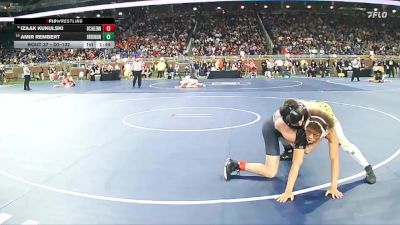 D2-132 lbs Champ. Round 1 - Izaak Kukulski, John Glenn HS (Bay City) vs Amir Rembert, Redford Union HS
