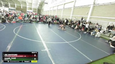 77 lbs Round 3 (4 Team) - Daniel Duke, Idaho 1 vs Jre Whitford, Sanderson Wrestling Academy