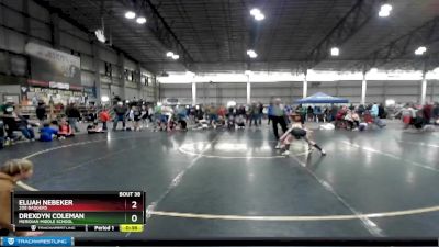 80 lbs Cons. Round 3 - Elijah Nebeker, 208 Badgers vs Drexdyn Coleman, Meridian Middle School