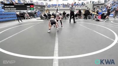 49 lbs Final - Wyatt Noel, Cowboy Wrestling Club vs Kolter Short, Blackwell Wrestling Club