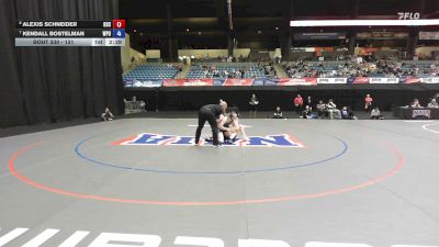 131 lbs Cons. Round 5 - Kendall Bostelman, William Penn vs Alexis Schneider, Bismarck State
