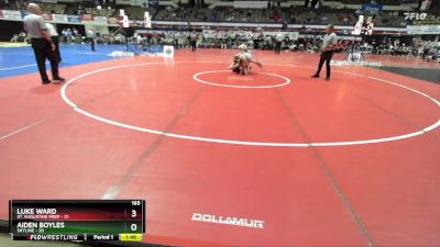 165 lbs Quarters & Wb (16 Team) - Aiden Boyles, Skyline vs Luke Ward, St. Augustine Prep