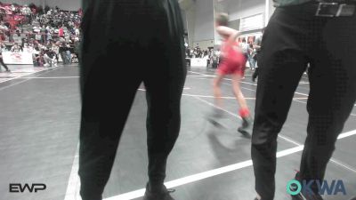 61 lbs Round Of 16 - Aksel Davis, Tahlequah Wrestling Club vs Clayton Brady, Barnsdall Youth Wrestling