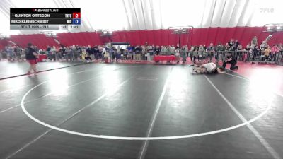 215 lbs Semifinal - Quinton Ortegon, Team Nazar Training Center vs Niko Kleinschmidt, Weigh In Club