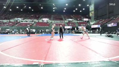 130 lbs 3rd Place Match - Briar Lahoe, Thermopolis Wrestling Club vs Emily Sahlin, Mat Demon Wrestling Club