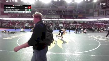 138 lbs Quarterfinal - Blake Nevils, Meridian vs Brodee Flournoy, Mountain View