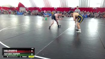 215 lbs Semis & Wb (16 Team) - Sain Uranbold, Glenbrook South 2 vs Matthew Thorsen, Cedar Grove-Belgium