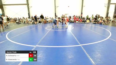 175 lbs Quarterfinal - Nikolas Schwartz, Gold Medal WC vs Brock Oizerowitz, Triumph Blue