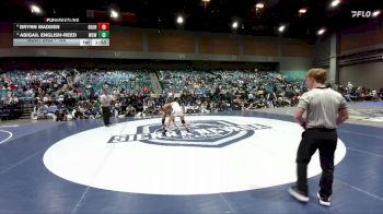 145 lbs 1st Place Match - Brynn Madden, Del Oro vs Abigail English-Reed, Will C. Wood