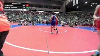 126 lbs 1st Place Match - Lewis Davis, Honey Badger Wrestling Club vs Benton Loggains, Spartan Wrestling Academy