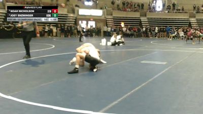133 Championship Bracket Semifinal - Noah Nicholson, Stillwater vs Joey Enzminger, Bismarck Legacy