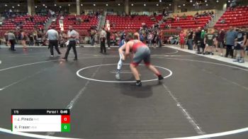 175 lbs Cons. Round 2 - Jazper Pineda, North Kids Club vs Roman Fraser, High Ground Wrestling