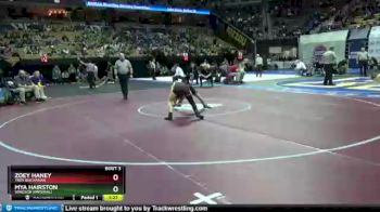 100 lbs Champ. Round 1 - Zoey Haney, Troy Buchanan vs Mya Hairston, Windsor (Imperial)