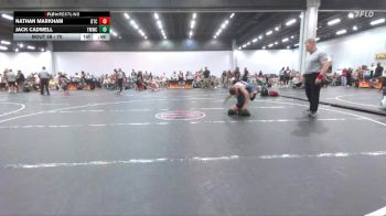 70 lbs Cons. Semi - Nathan Markham, Bison Takedown Club vs Jack Cadwell, Thunder Mountain Wrestling Clu