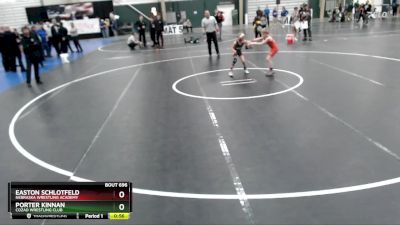 61 lbs 2nd Place Match - Porter Kinnan, Cozad Wrestling Club vs Easton Schlotfeld, Nebraska Wrestling Academy