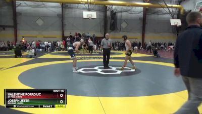 150 lbs Champ. Round 2 - Valentine Popadiuc, St Pius X (NM) vs Joseph Jeter, Edmond North