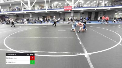 125 lbs Consi Of 8 #1 - Ben Monn, UNATT - George Mason vs Cole Hunt, North Carolina