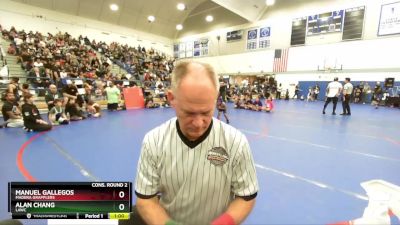 49 lbs Cons. Round 2 - Alan Chang, LAWC vs Manuel Gallegos, Madera Grapplers