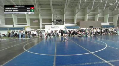 45 lbs Cons. Round 3 - Lennon Hardey, RWC- Roy Wrestling Club vs Grayson Jensen, Westlake Wrestling Club