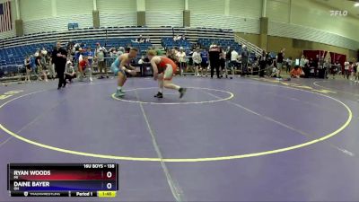 138 lbs Cons. Round 5 - Ryan Woods, MI vs Daine Bayer, OH