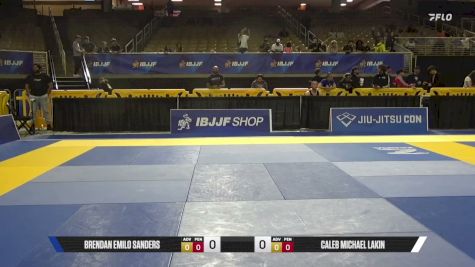 BRENDAN EMILO SANDERS vs Caleb Michael Lakin 2026 Pan Jiu Jitsu IBJJF Championship