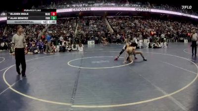 2A 113 lbs Quarterfinal - Bladen Ingle, West Lincoln High School vs Alan Benitez, Forbush