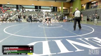 138 lbs Quarterfinals (8 Team) - Logan Crawford, CACHE vs Dawson Glover, SALLISAW