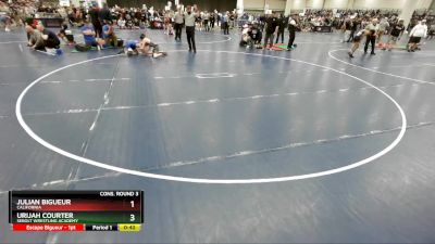 106 lbs Cons. Round 3 - Urijah Courter, Sebolt Wrestling Academy vs Julian Bigueur, California