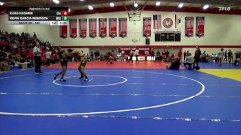 133 lbs Champ. Round 1 - Kevin Garcia Mendoza, Modesto Junior College vs Elias Hashimi, Chabot College