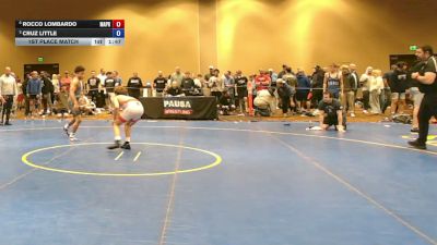 126 lbs 1st Place Match - Rocco Lombardo, Malvern Prep vs Cruz Little