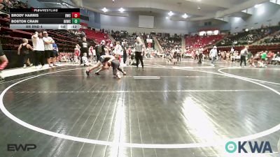 83 lbs Rr Rnd 4 - Brody Harris, Bartlesville Wrestling Club vs Boston Crain, Keystone Kids Wrestling Club