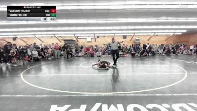 65 lbs Quarterfinal - Jayden Truiett, Noxen vs John Fisher, Lehighton