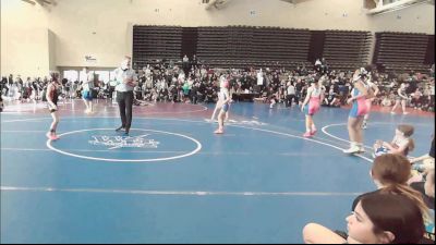 65 lbs Rr Rnd 1 - Kala Stephens, ICWL Lady Bruisers vs Brynn Lincoln, NewWhale Teel - Girls