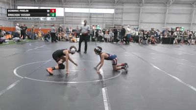 72 lbs Quarterfinals (8 Team) - Dominic Frelin, Valor Wrestling vs Brecken Yetzer, Potentially Dangerous