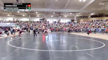 AA 190 lbs Champ. Round 1 - Durham Queen, Franklin High School vs Jonathan Santel, Siegel High School