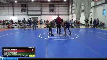 138 lbs Round 4 (6 Team) - Darius Pickett, TEAM CAROLINA ELITE vs Aaron Turner, GREAT BRIDGE WRESTLING CLUB