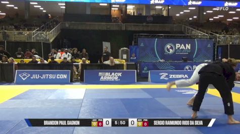 Sergio Raimundo Rios Da Silva vs Brandon Paul Gagnon 2026 Pan Jiu Jitsu IBJJF Championship