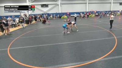 120 lbs Champ. Round 1 - Evan Hamilton, Unattached vs Daniel Escobar, Unattached