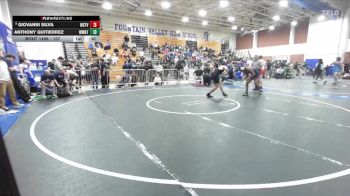 157 lbs Cons. Round 6 - Anthony Guitierrez, Westmont vs Giovanni Silva, Westview