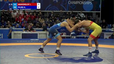 65 kg Qualif. - Ilyas Amanzholov, Kaz vs Georgios Pilidis, Gre