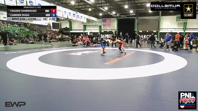 113 kg Final - Cruzer Dominguez, MWC Wrestling Academy vs Camden Rugg ...