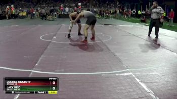 D4-190 lbs Champ. Round 1 - Jack Reid, Grass Lake HS vs Justice Onstott, St Louis HS