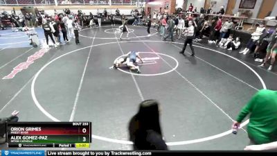 126 lbs Cons. Round 2 - Alex Gomez-Paz, Seton Catholic vs Orion Grimes, Priest River