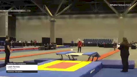 Leah Partida - Double Mini Trampoline, Tumble Tech - 2021 USA Gymnastics Championships